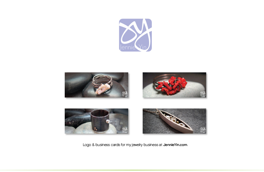 Jennie Yin cards & logo